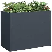 Ivol Plantenbak - 100 x 50 x 77 cm - Antraciet
