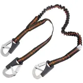 Besto Elastic Safety Line With 3 Double Action Hooks Bruin