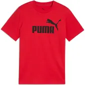 Puma Shirt 'Ess' rood / zwart