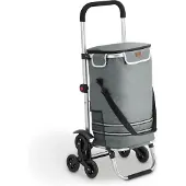 Juskys Boodschappentrolley 3in1 - 56L - Voor Trappen - Grijs