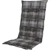 Madison Tuinstoelkussen Patchy Grey Hoge Rug (123 x 50 cm)