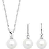 Elli Sieraden set zilver / parelwit