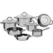 GSW 10-piece cookware set - - MONTREAL - Induction compatible - 18/10 stainless steel