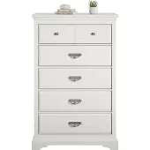 DOMUS Bristol-Commode - 5-laden - Wit