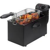 Bestron Frituurpan - AF351 - Friteuse 2200W - 3.5L inhoud - Coolzone-technologie - Kijkvenster - RVS - 5 jaar garantie