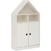 Notio Living Alpi-Kast - 2-Deurs met Dak - Wit