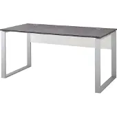 Germania thuiskantoorbureau 4150-261 donkergrijs, wit 1.600 x 800 x 750 mm