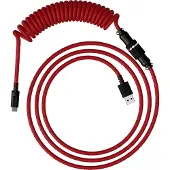 HyperX USB-C-spiraalkabel, Red-Black