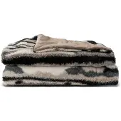 Sagaform Alba plaid 130x170 cm Grijs-zwart-wit