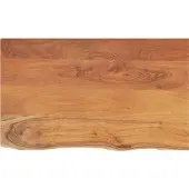 vidaXL Wastafelblad rechthoekig 90x60x3,8 massief acaciahout