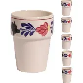 Boerenbont Melkbeker Sonja - set van 6 stuks