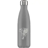 FLASKE Elephant - RVS Drinkfles van 500ML- Geschikt als waterfles, thermosfles en thermoskan