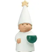Rörstrand Lucia star boy beeldje wit