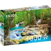 Enjoy Puzzle Puzzel 1000 stukjes Enjoy – Turquoise Waterval, Thailand