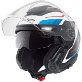 Schuberth J2 Sigma jethelm Wit/Blauw/Rood 57, unisex