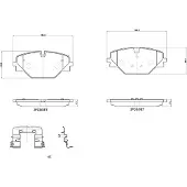 Brembo P 44 032 Remblokken