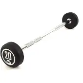 Muscle Power Vaste Halterstang Rubber - 20 kg