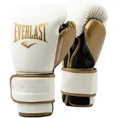 Everlast Powerlock 2R Bokshandschoenen - Wit/Goud - 12 oz