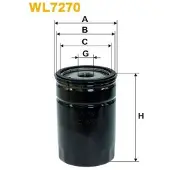WIX FILTERS WL7270 Oliefilter