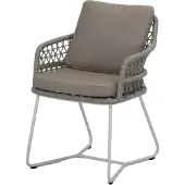 AVH-Collectie Taranto dining tuinstoel natural sand rope latte
