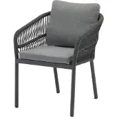 AVH-Collectie Impala dining tuinstoel rope antraciet