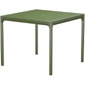 Houe Tuintafel Four Aluminum Table Olive Green 90 x 90 cm