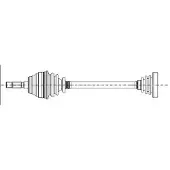 ERA Benelux DA65244 Aandrijfas