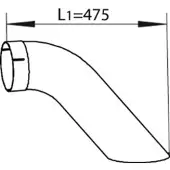 DINEX Uitlaatpijp DINEX54668