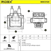 RIDEX 689C0120 Bobine
