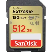 SanDisk SDXC Extreme 512GB (180/130 MB/s R/W)