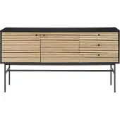 SalesFever dressoir zwart/eiken