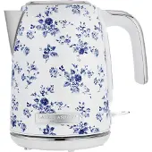 Laura Ashley Elektrische Waterkoker 1,7L - 2200W - RVS - Draadloos - China Rose
