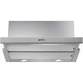 Smeg Vlakschermkap Afzuigkap, Vlakschermkap, Universeel, Roestvrij staal, 60 cm, B