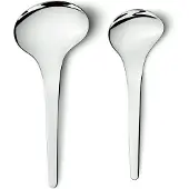 Georg Jensen Bloom Serving Spoon. Set 2 Pcs - Pollepels & opscheplepels Roestvrijstaal Roestvrij staal - 3391347