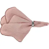 Broste Copenhagen Gracie servet 45 x 45 cm linnen roze