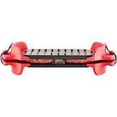 Lékué Grillplaat met anti-aanbaklaag voor magnetron zwart en rood