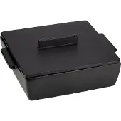 Dutchdeluxes Ovenschaal Rectangular Medium Ceramic Black Matt