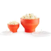 Lékué Magnetron accessoires Mini Popcorn Maker set van 2 Red