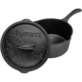 Petromax KR2 Cast-iron saucepan, pan, zwart