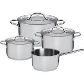 Sola Mirage Pannenset 4-delig Inductie Zilver zilver RVS Pan