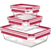 Tefal MASTERSEAL GLASS N1050910 VERSHOUDBAKJE SET 0,45/0,8/2,0L