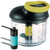 Tefal 5 Second Chopper K1321224 Manuele hakmolen + mes voor crushed ice - 0 9L
