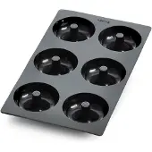 Lékué Bakvorm - 6 Donuts of Bagels - Siliconen - Black