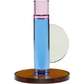 Hubsch – Astro Kandelaar – H14 cm – Blauw