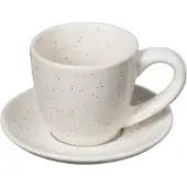 Broste Copenhagen Nordic Vanilla espressokopje met schotel 5 cl Cream