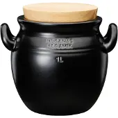 Rörstrand Höganäs Kruik 1 L Grijs - Potten & deksels Steengoed Grey - 1064064