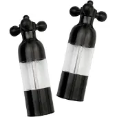 Vargen & Thor Axia zout- en pepermolen set Matzwart