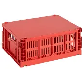 HAY Colour Crate deksel medium Red