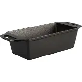 Lodge Gietijzeren Broodvorm 8,5x4,5 Inch, Zwart