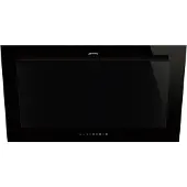 Smeg Wandkap Afzuigkap, Wandkap, Linea, Zwart, 90 cm, A+